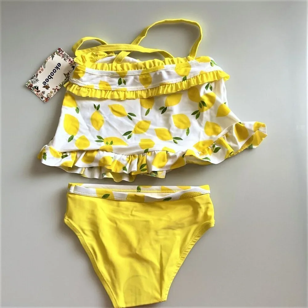 LEMON SWIMSUIT TANKINI 2 PIECE SWIMSUIR